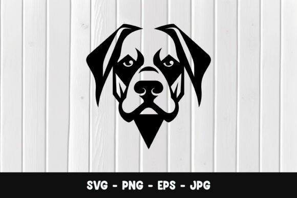 Boxer Dog Face SVG PNG Review