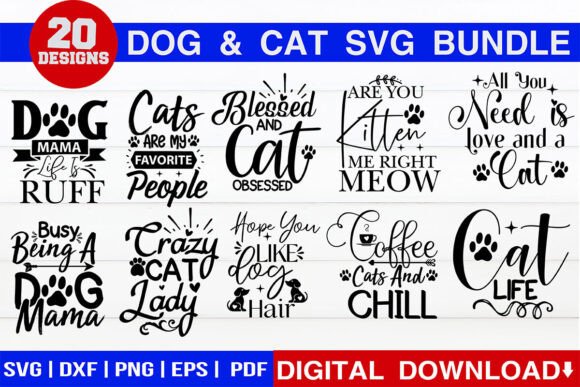 Dog Cat SVG Bundle Review