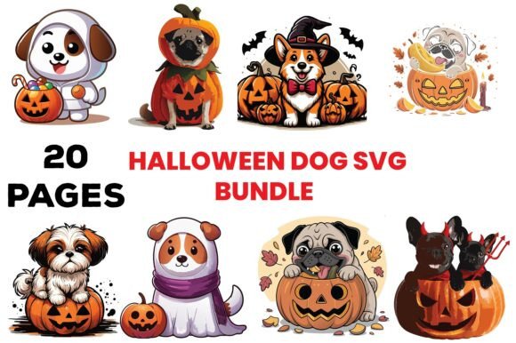 Dog Halloween Svg Bundle