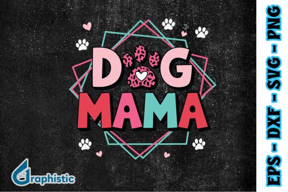 Dog Mama Mother's Day Leopard SVG
