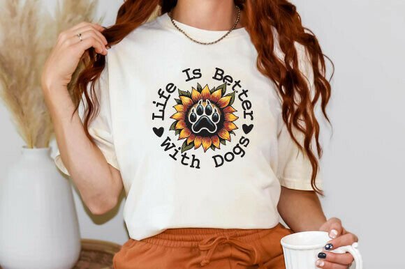 Life is Better with Dogs SVG