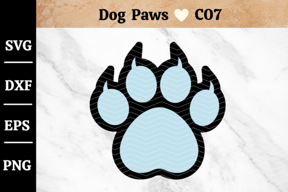 Paw Svg, Dog Paw Print Png Clipart C07