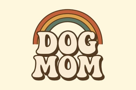 Retro Dog Mom SVG PNG T-Shirt